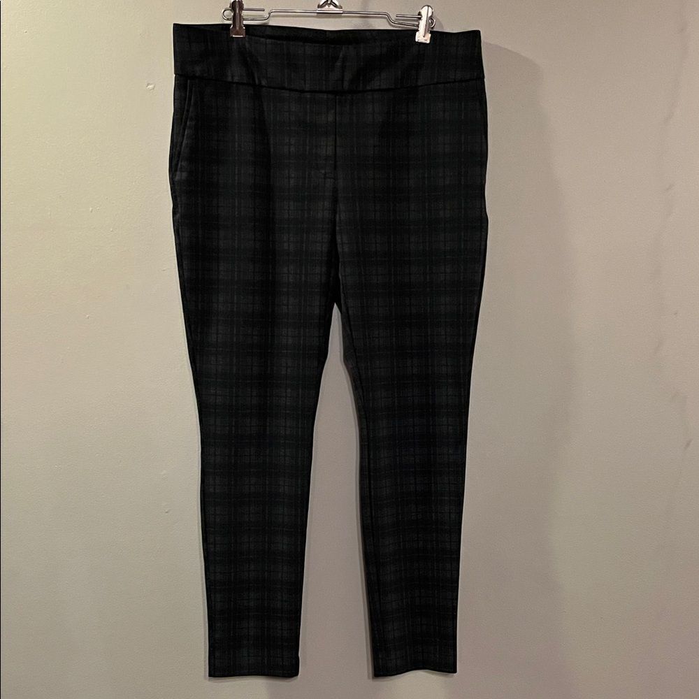 Dalia Dark Checkered Trousers